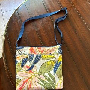 Vera Bradley tropical print canvas purse
